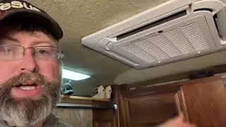 Installing a Mini-Split Ceiling cassette AC/ Heat unit to the RV Ark Motorhome Part 2
