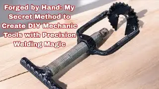 Forged by Hand: My Secret Method to Create DIY Mechanic Tools with Precision Welding Magic