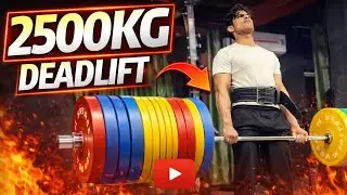 2500KG DEADLIFT 😱 | Impossible Lift? #deadlift #2500kg #deadliftchallenge #gymlife #strongman #viral