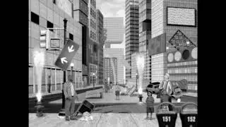Equestria and Umi City without its patterns and colors