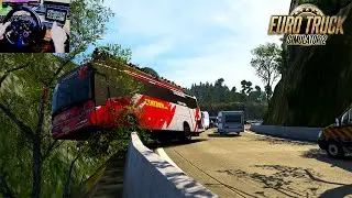 Extreme Bus Driving on the World’s Deadliest Roads | Wheel & Shifter Gameplay