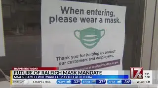 When will Raleigh's mask mandate end?