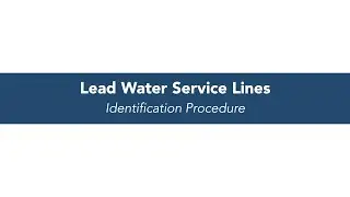Identifying Lead Water Service Lines