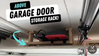 Above Garage Door Storage Rack