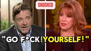 Russell Crowe Kicked Off The View After LIVE Clash