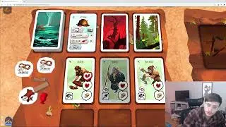 Solo play of Paleo on Tabletopia