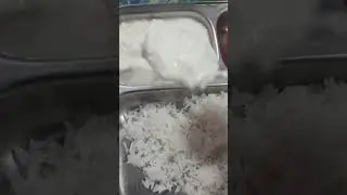 simply summer lunch curd &rice #shortsvideo #foodie #daily