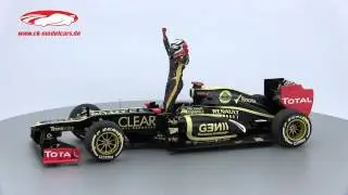 ck-modelcars-video: Кими Райкконен Lotus E20 №9, победитель Гран-при Абу-Даби Формулы 1 2012 Minichamps