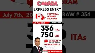 Express Entry Draw #354 - Provincial Nominee Program