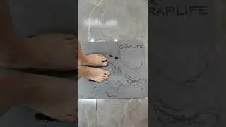 Graplife stone bath mat, instant water absorption, instant dryness!  #bathroommat #stoneslab