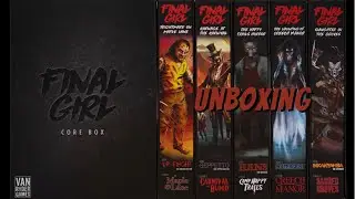 Final Girl Board Game Unboxing (Core/Camp Happy Trails/Carnival of Horror.)