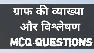 Graph Interpretation & Analysis MCQ.  Competitive Exam. Reasoning / Data Interpretation. 