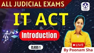 🚨 IT Act 2000 Explained | Introduction + Important Sections | Exam Special | Poonam Sha