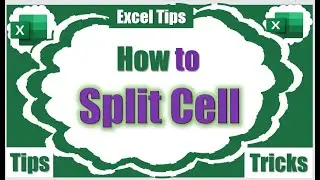 How To Split Cells In Excel Using Text To Columns |  Split Columns Into Multiple Columns