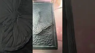 How to Texture Wood Grain on Polymer Clay | Tutorial 🦋✨#shorts