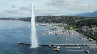 Geneva, Switzerland 4K Drone Video - Stunning Aerial Views of History & Nature