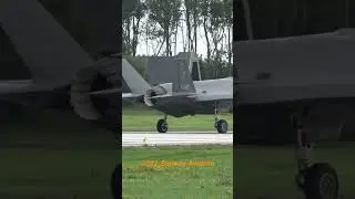 Netherlands F35 Take off Leeuwarden Airbase #shorts