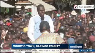 Listen to what MP Reuben Kiborek told Mogotio Residents in front of President Ruto!!