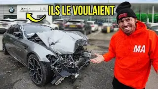 J'AI RECONSTRUIT MA BMW M5 ACCIDENTÉE, MAINTENANT JE DOIS LA RAMENER CHEZ BMW