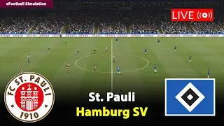 🔴Live- St Pauli gegen Hamburg SV | Bundesliga 2025/26 | eFootball PES21 Simulation