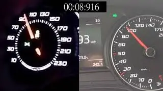 Fiat Tipo 1.4 T-jet vs. Seat Leon 1.2 TSI (0-140 kph Acceleration Battle)