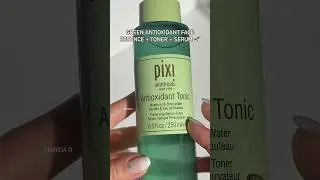 Pixi beauty antioxidant essence toner serum 🌱 asmr #pixibeauty #asmr #facetoner #skincare