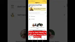 How to send money to UPI using Amazon Pay Balance ? #amazon #2024 #shorts