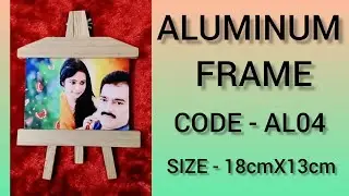 ALUMINUM FRAME CODE - AL04  SIZE - 18CM X 13CM #customizedprinting #gifts #likes