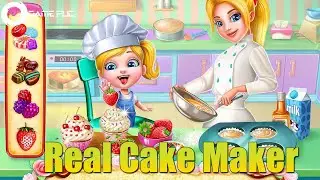 Real Cake Maker 3D - Bake Design Decorate - Songs And Kids Games