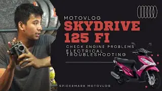 Skydrive 125 FI | Check Engine Problems | SpiderMark MotoVlog
