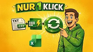 Excel Power Query: Datenimport nur noch mit 1 Klick 🚀