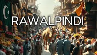 🇵🇰 PAKISTAN RAWALPINDI, RAJA BAZAR Full WALKING TOUR 4K