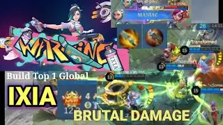 Ixia Maniac!! Ixia One Hit Build and Emblem-Build Top 1 Global Ixia #mlbb #mobilelegends