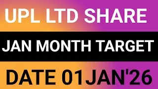 UPL STOCK LATEST NEWS 1JAN'26/UPL SHARE LATEST ANALYSIS WITH TARGET FORECAST 
