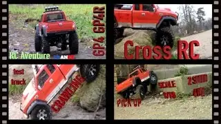 Cross RC, PG4, PG4A, PG4R, New Pickup Crawler, 2 Speed 4x4, RC Scale 1 10, Trail Testing