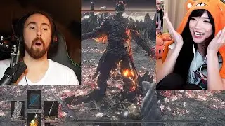 Asmongold Reacts to Emiru BEATING Dark Souls 3