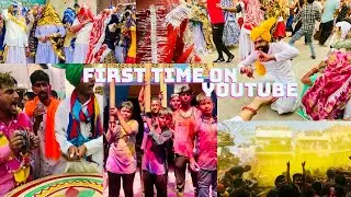 First time on YouTube Banchari ki rango ki  holi 🌹color competition @Rekharana rr vlog