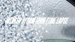 Flash Weather // Winter Storm Fern Time Lapse (January 24&ndash;25, 2026)