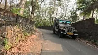 Scenic Village Bike Ride 🔥 Kottayam, Kerala, India 🔥 Teekoy - Poonjar Shortcut Rd 🔥 4K 60 FPS