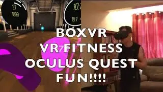 Virtual Fitness Workout - BoxVR Oculus Quest - FUN!!!