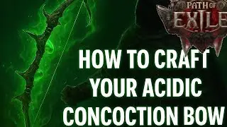 Path Of Exile 2 - LESS THAN 1 DIVINE! How To Craft Your Acidic Concoction Bow