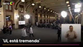 Terremoto interrompe pronunciamento da presidente do México
