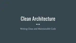 Clean Architecture