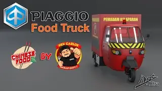 Piaggio Food Truck [Chinese Food by @NexCarlos]