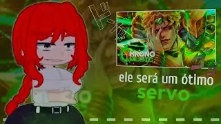 Fandoms (animes) react Rap do Dio | Submiss&atilde;o - @Chrono0
