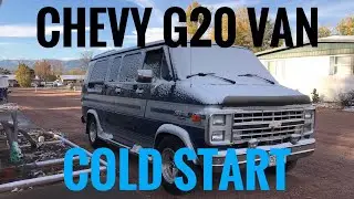1991 Chevy G20 Snowy Cold Start