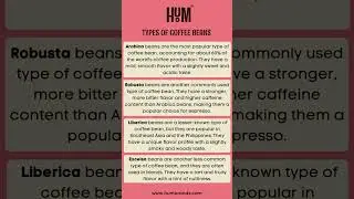 Types Of Coffee Beans