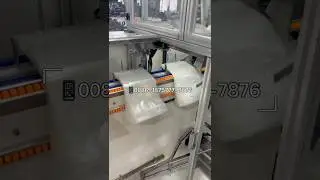 Fully Automatic zipper poly bag wicketer bag making machine #factoryshorts