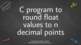 C Program to Round a Number to n Decimal Places | TCS Nqt Answer
