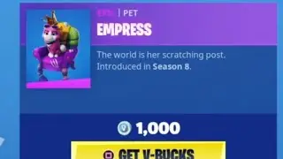 THE EMPRESS PET IS BACK IN FORTNITE
